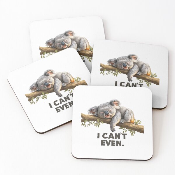 Item preview, Funny Meme - I Can't Even Koala - Utterly Exhausted & Relatable designed and sold by hamishby.