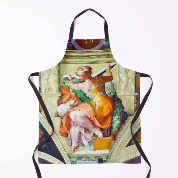 Item preview,  Michelangelo Buonarroti's Libyan Sibyles) famous painting. Digitally enhanced by WatermarkNZ Press designed and sold by CristalleLisa.