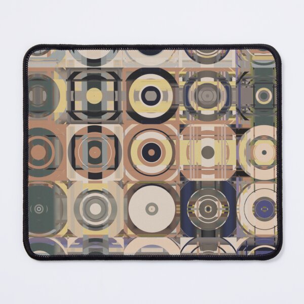 Item preview, Retro 1970s Disc Patchwork by Jenny Meehan designed and sold by Jenny Meehan Art Prints and Patterns .