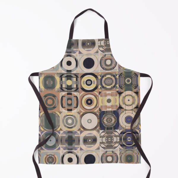 Item preview, Retro 1970s Disc Patchwork by Jenny Meehan designed and sold by Jenny Meehan Art Prints and Patterns .