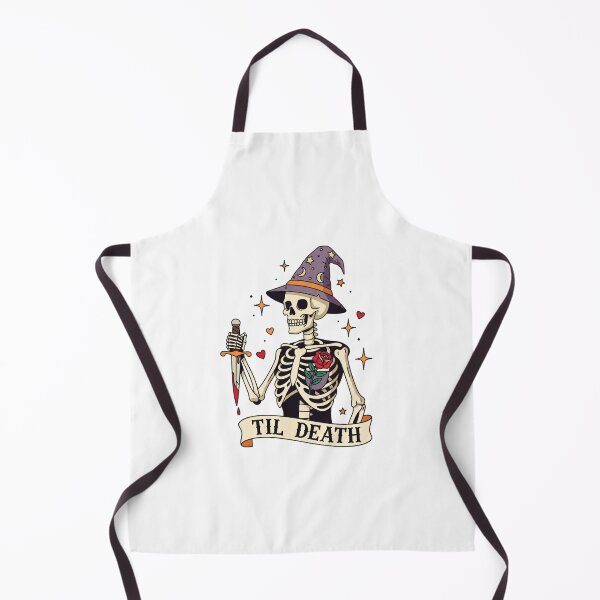 Item preview, Spooky Witchy Skeleton - Til Death - Gothic Romance designed and sold by DropRomance.