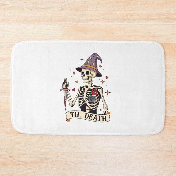 Item preview, Spooky Witchy Skeleton - Til Death - Gothic Romance designed and sold by DropRomance.
