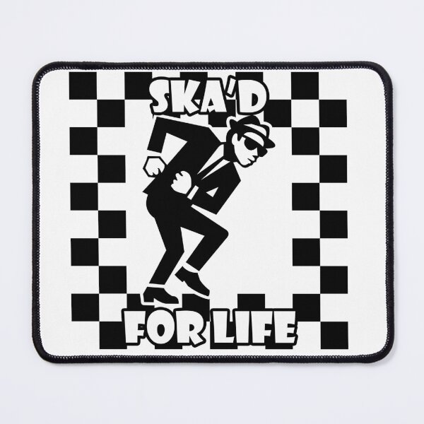 Item preview, SKA'D FOR LIFE (square graphic) designed and sold by CriticalBacon.