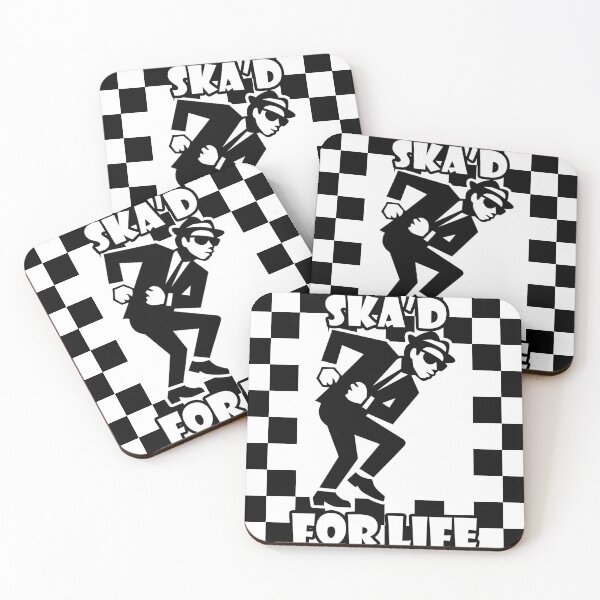 Item preview, SKA'D FOR LIFE (square graphic) designed and sold by CriticalBacon.