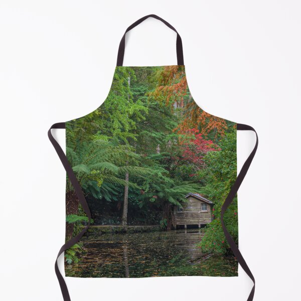 Item preview, The boathouse in Alfred Nicholas Gardens, Sherbrooke in autumn. designed and sold by Steven Weeks.
