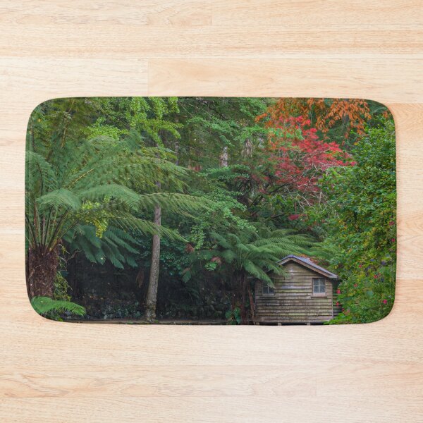Item preview, The boathouse in Alfred Nicholas Gardens, Sherbrooke in autumn. designed and sold by Steven Weeks.
