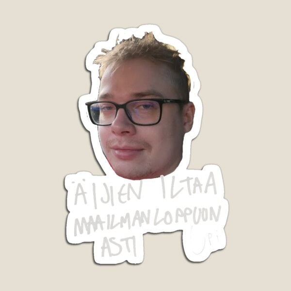 Item preview, Upi äijien iltaa maailmanloppuun asti. Textos valkoinen designed and sold by Upivirallinen.