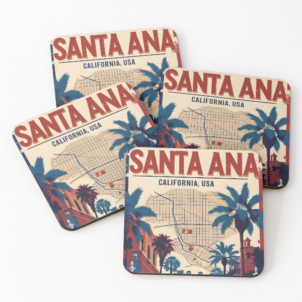 Item preview, Santa Ana California 1950s USA Vintage Travel Tourism  designed and sold by TravelersGems.