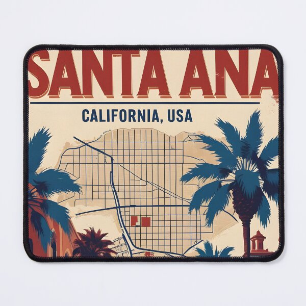 Item preview, Santa Ana California 1950s USA Vintage Travel Tourism  designed and sold by TravelersGems.