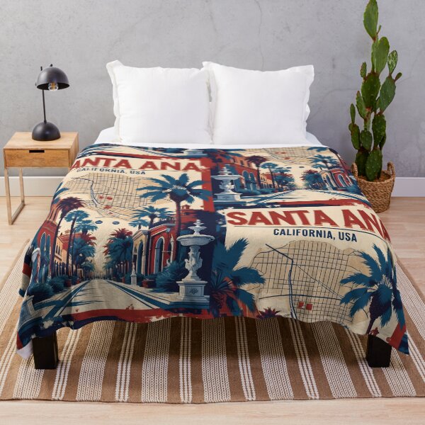 Item preview, Santa Ana California 1950s USA Vintage Travel Tourism designed and sold by TravelersGems.
