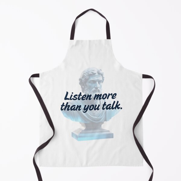 Item preview, Listen more than you talk by Stoic Philosopher Epictetus designed and sold by LexaArtworks.
