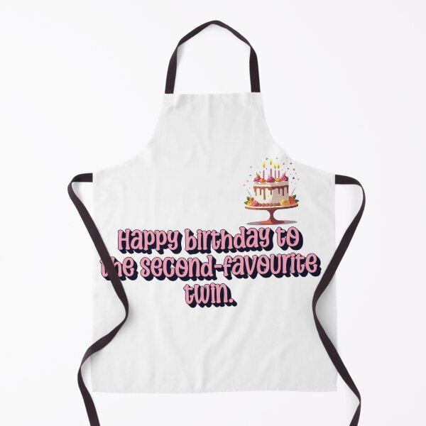 Item preview, Funny Twin Birthday Design | Happy Birthday to the Second Favourite Twin | Humorous Gift for Twins designed and sold by The Sticker Cove.