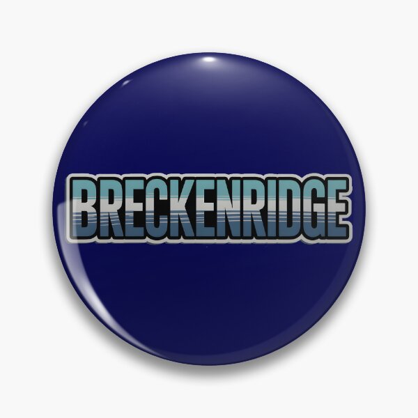 Item preview, Breckenridge Ski Resort Sticker – Bold Retro Colorado Ski Souvenir designed and sold by tokyojeff.