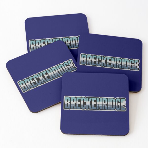Item preview, Breckenridge Ski Resort Sticker – Bold Retro Colorado Ski Souvenir designed and sold by tokyojeff.