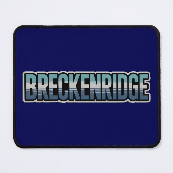 Item preview, Breckenridge Ski Resort Sticker – Bold Retro Colorado Ski Souvenir designed and sold by tokyojeff.