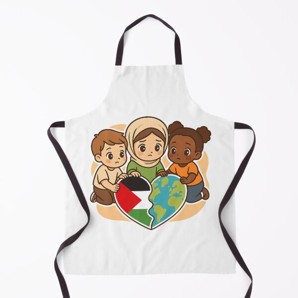 Item preview, Broken Heart for Palestine – Emotional Children's Peace Illustration designed and sold by BloomOfDesign.