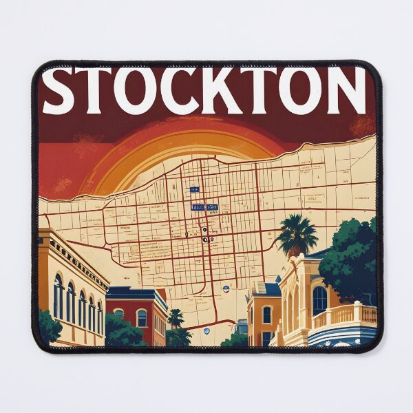 Item preview, Stockton California 1950s USA Vintage Travel Tourism  designed and sold by TravelersGems.