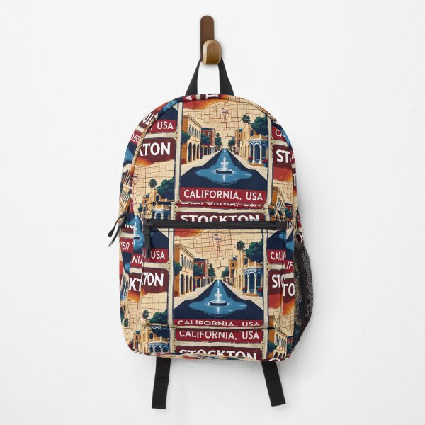 Item preview, Stockton California 1950s USA Vintage Travel Tourism designed and sold by TravelersGems.