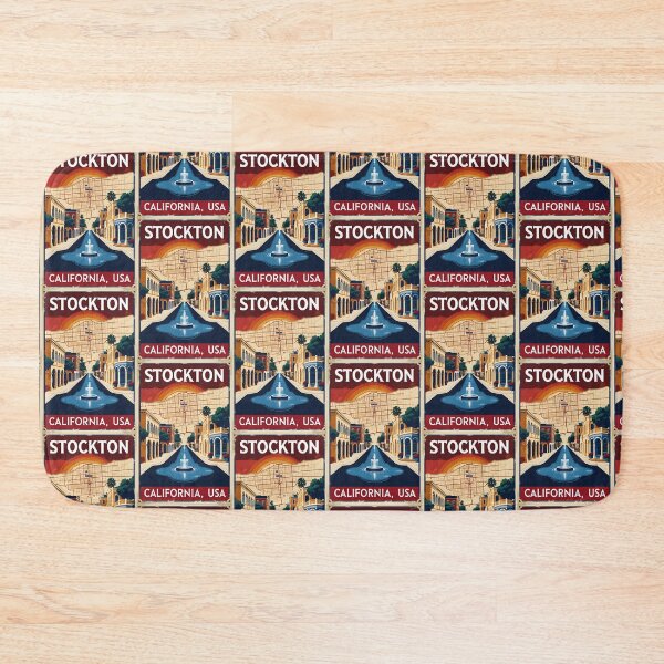 Item preview, Stockton California 1950s USA Vintage Travel Tourism  designed and sold by TravelersGems.