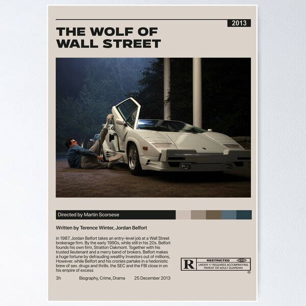 Item preview, Wolf Of Wall Street - Old Money A1 Poster designed and sold by MackyGFX.