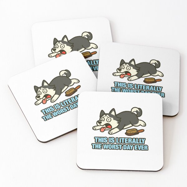 Item preview, This Is Literally The Worst Day Ever Dog Grooming Drama Meme designed and sold by EdgyEdgeArt.