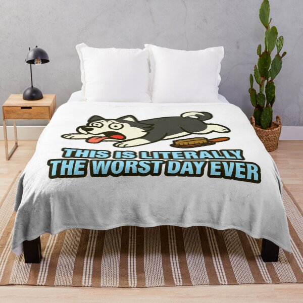 Item preview, This Is Literally The Worst Day Ever Dog Grooming Drama Meme designed and sold by EdgyEdgeArt.