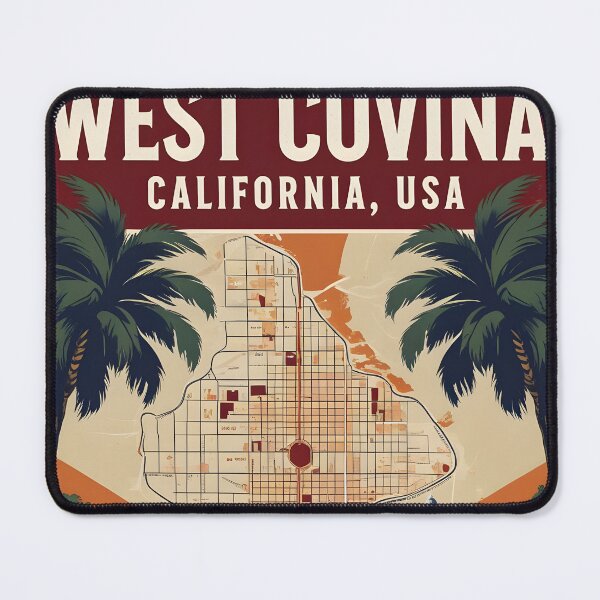 Item preview, West Covina California 1950s USA Vintage Travel Tourism designed and sold by TravelersGems.