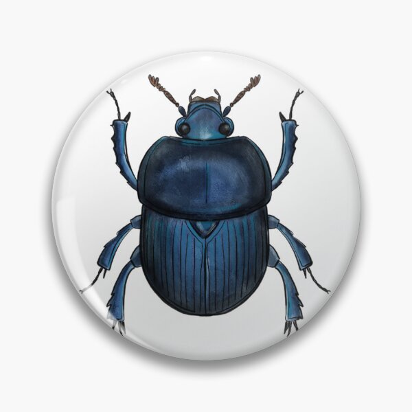Item preview, blue dung beetle designed and sold by pleasediana.