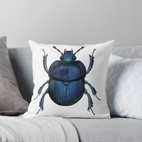 Item preview, blue dung beetle designed and sold by pleasediana.