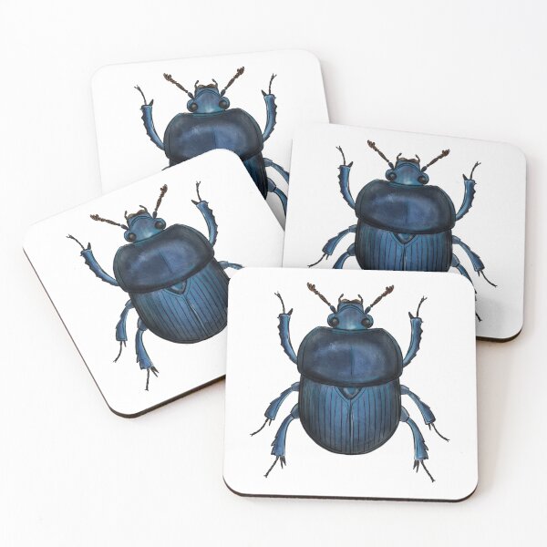 Item preview, blue dung beetle designed and sold by pleasediana.
