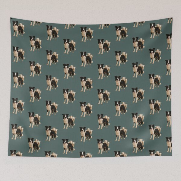 Item preview, Herding Dog – Photorealistic Border Collie with Sheep Design designed and sold by © Zenscape Studio 2025.