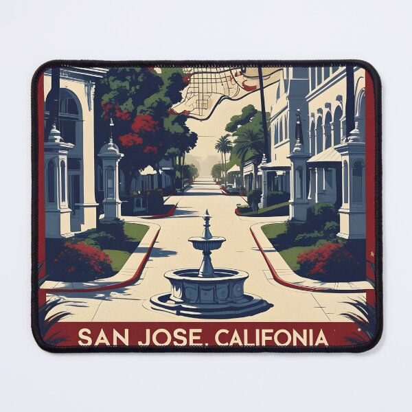 Item preview, San Jose California 1950s USA Vintage Travel Tourism designed and sold by TravelersGems.
