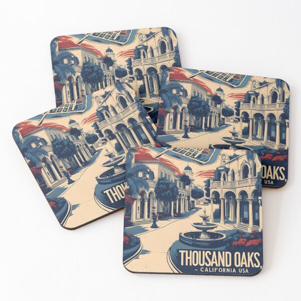 Item preview, Thousand Oaks California 1950s USA Vintage Travel Tourism  designed and sold by TravelersGems.