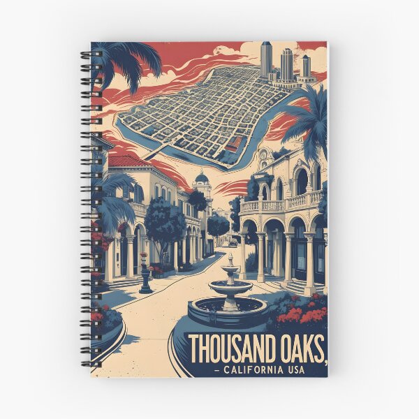 Item preview, Thousand Oaks California 1950s USA Vintage Travel Tourism  designed and sold by TravelersGems.