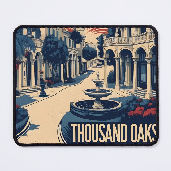 Item preview, Thousand Oaks California 1950s USA Vintage Travel Tourism designed and sold by TravelersGems.