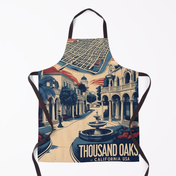 Item preview, Thousand Oaks California 1950s USA Vintage Travel Tourism  designed and sold by TravelersGems.