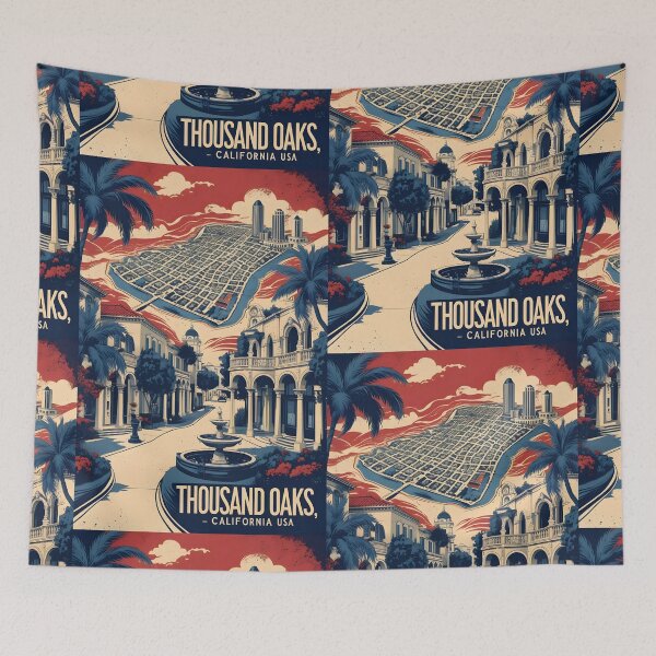 Item preview, Thousand Oaks California 1950s USA Vintage Travel Tourism  designed and sold by TravelersGems.