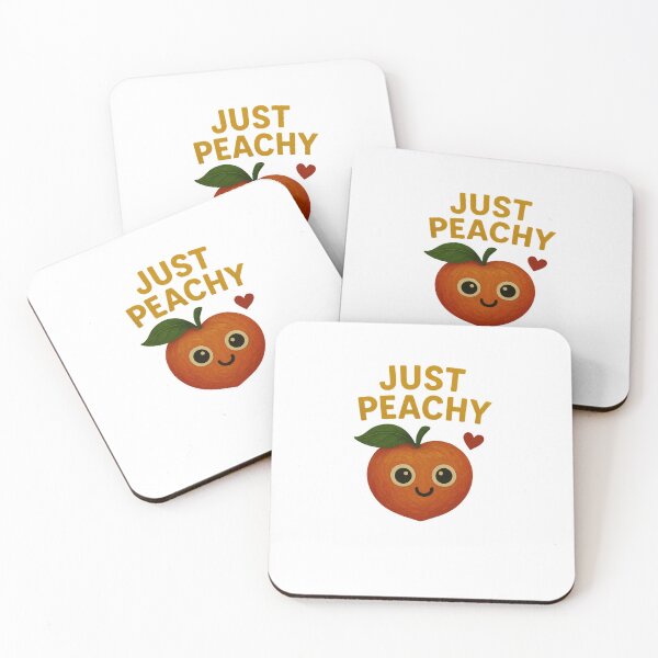 Item preview, Just Peachy – Cute Peach with Smile designed and sold by Liv Solara.
