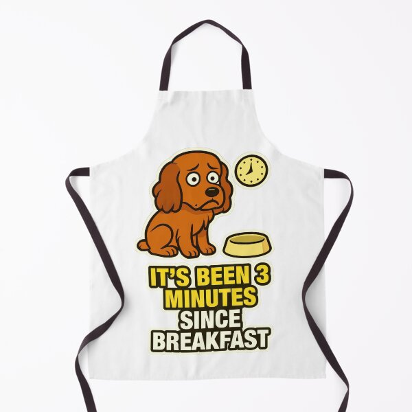 Item preview, It's Been 3 Minutes Since Breakfast Hungry Dog Food Obsessed Meme designed and sold by EdgyEdgeArt.