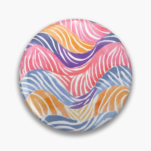 Item preview, Dream Patterns 8 Colorstream Mirage - Vibrant Watercolor Wave Pattern designed and sold by K1ndo.
