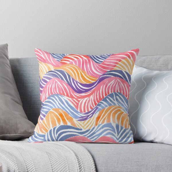 Item preview, Dream Patterns 8 Colorstream Mirage - Vibrant Watercolor Wave Pattern designed and sold by K1ndo.