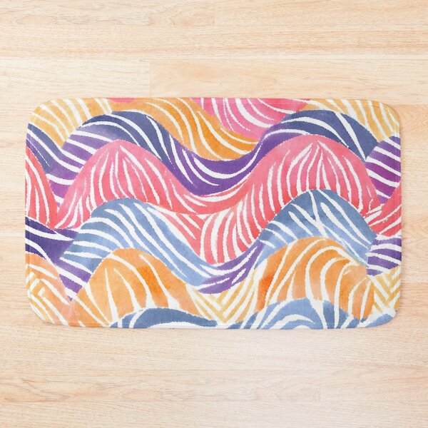 Item preview, Dream Patterns 8 Colorstream Mirage - Vibrant Watercolor Wave Pattern designed and sold by K1ndo.