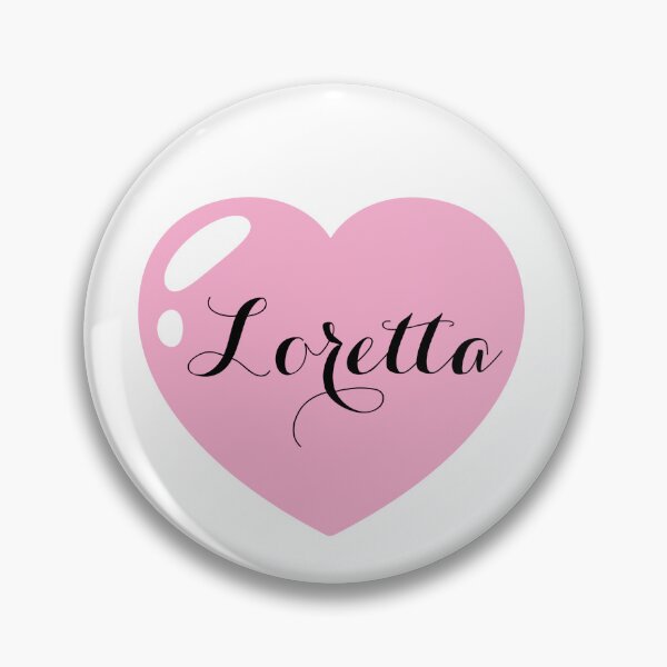 Item preview, Loretta Name with pink Heart  designed and sold by Monika Howarth.