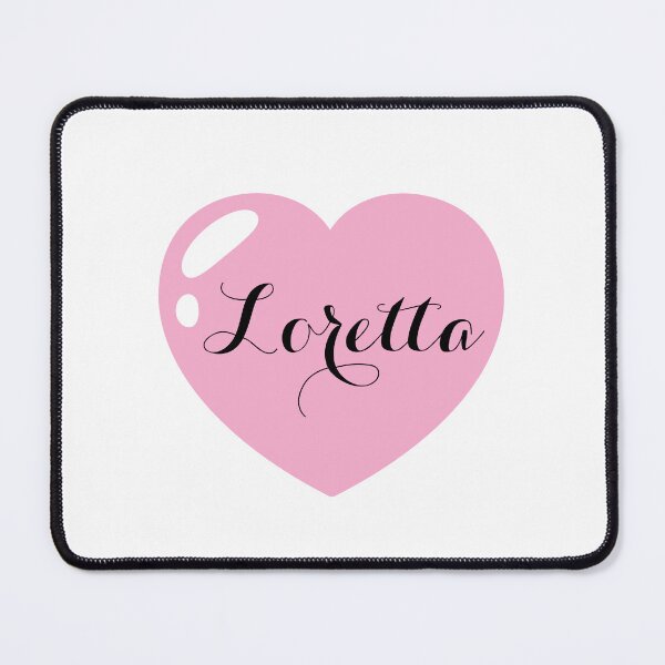 Item preview, Loretta Name with pink Heart  designed and sold by Monika Howarth.