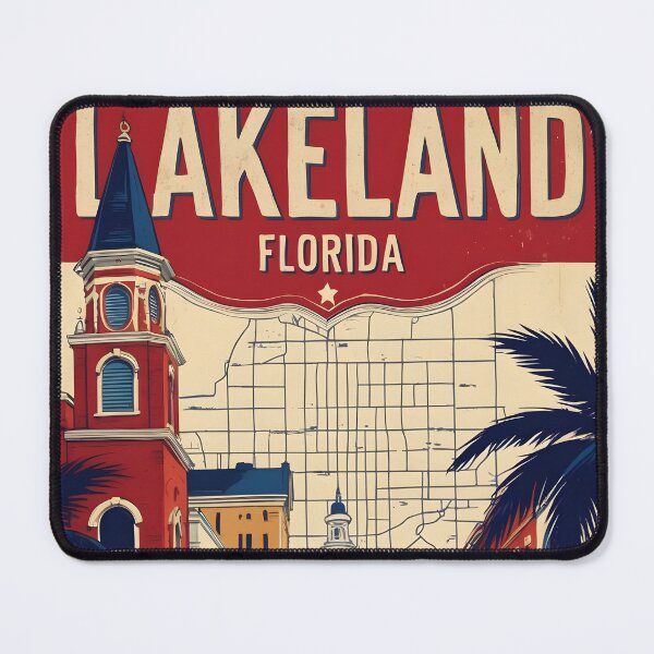 Item preview, Lakeland Florida 1950s USA Vintage Travel Tourism designed and sold by TravelersGems.