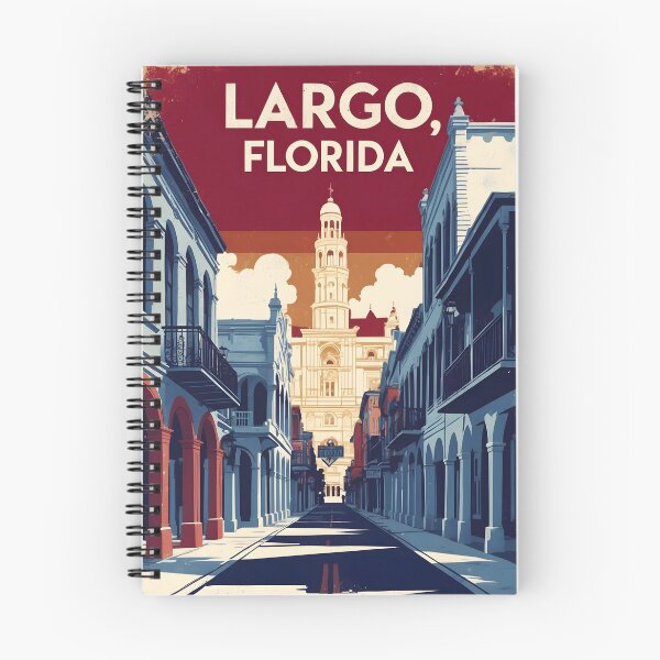 Item preview, Largo Florida 1950s USA Vintage Travel Tourism designed and sold by TravelersGems.