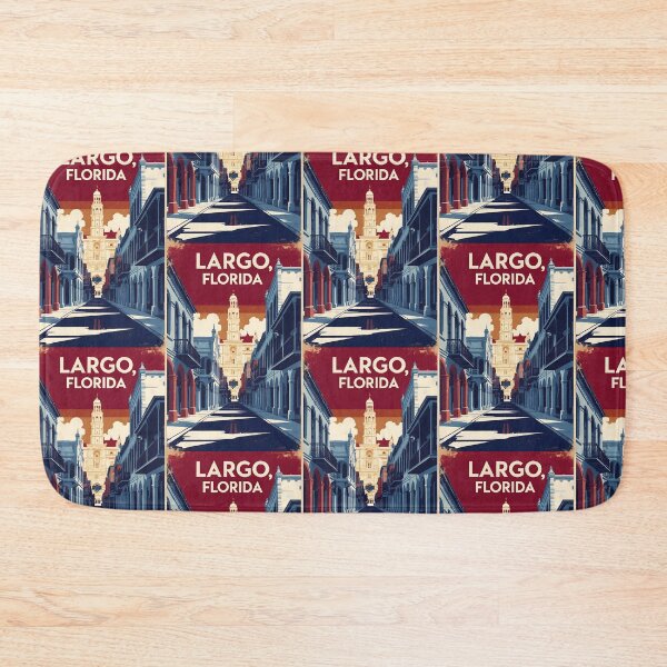 Item preview, Largo Florida 1950s USA Vintage Travel Tourism designed and sold by TravelersGems.