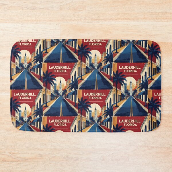 Item preview, Lauderhill Florida 1950s USA Vintage Travel Tourism designed and sold by TravelersGems.