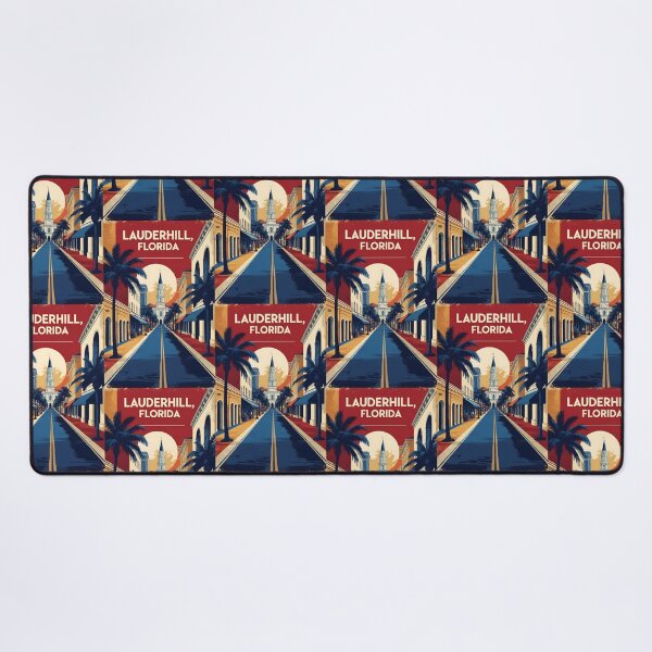 Item preview, Lauderhill Florida 1950s USA Vintage Travel Tourism designed and sold by TravelersGems.