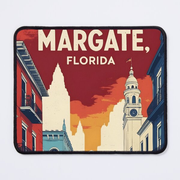 Item preview, Margate Florida 1950s USA Vintage Travel Tourism designed and sold by TravelersGems.